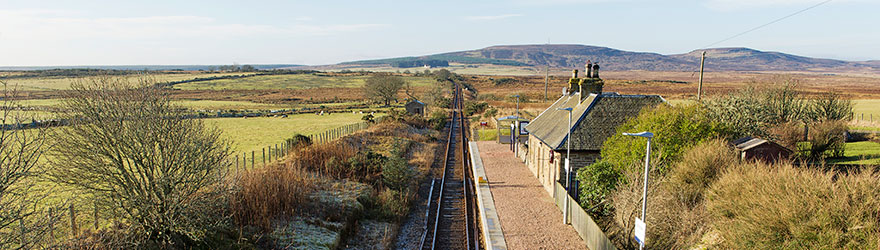 Scotscalder Railway Station - Photo by Angus Mackay